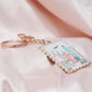 Hong Kong Skyline Stamp Enamel Keychain - Sparkles & Joy