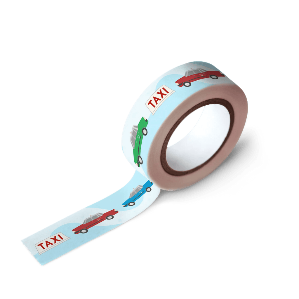 Hong Kong Taxis - Washi Tape - Sparkles & Joy