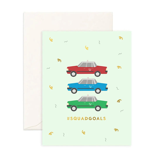 Squadgoals - Greeting Card - Sparkles & Joy